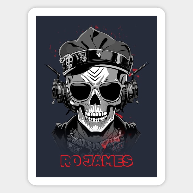 ro james Sticker by Retro Project